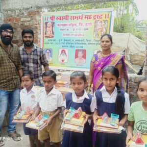 Shreeswamisamarthtrust ZP Thakur School Donation